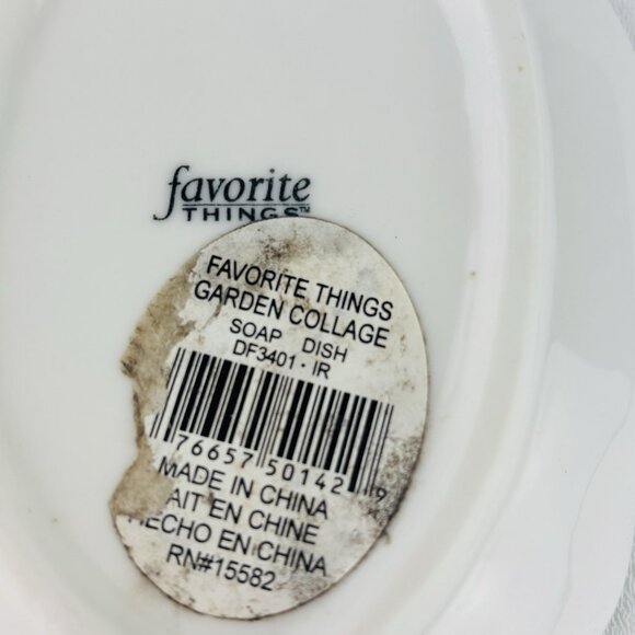 Favorite Things Green Dragonfly Porcelain Soap Dish Or Trinket Dish - Picture 4 of 7